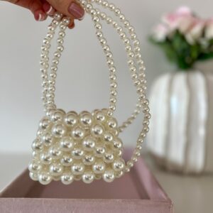 mini torebeczka perłowa dla dziewczynki