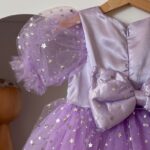 Sukienka tiulowa na bajkowe urodzinki w stylu Roszpunki