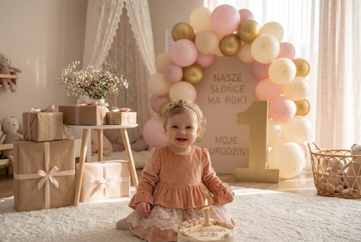 sukienka na roczek malutkove